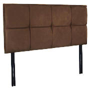 Super King Headboard, Mocca Faux Suede