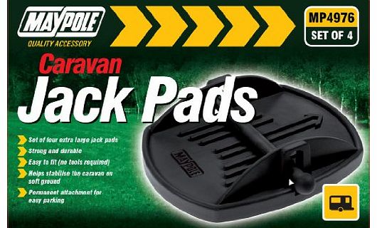 Maypole MP4976 Caravan Jack Pad (Pack of 4)