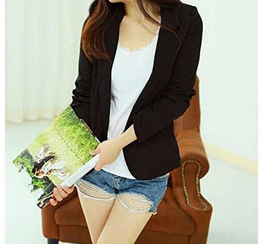 2014 New Fashion Women Candy Color Lady Tops Slim Suit OL Blazer Coat Jacket