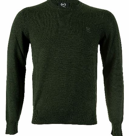 McQ Alexander McQueen Elbow Patch Jumper Moss