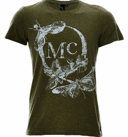 McQ Alexander McQueen Faded Fly Print Logo