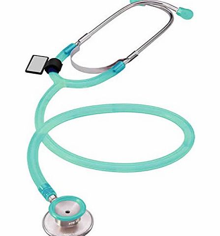 MDF Instruments Dual Head Stethoscope Transparent Green