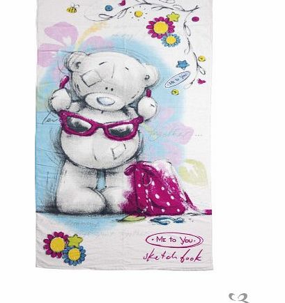 Me To You Sketchbook Me to You Bear Beach Towel