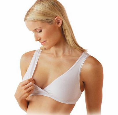 Medela Night Time Sleep Maternity and Nursing Womens Bra White Medium