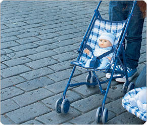 Blue My First Stroller