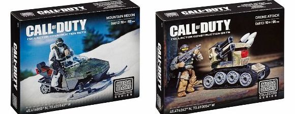 Call Of Duty Mountain Recon amp; Drone Attack Mega Bloks BUNDLE **2 ITEMS**