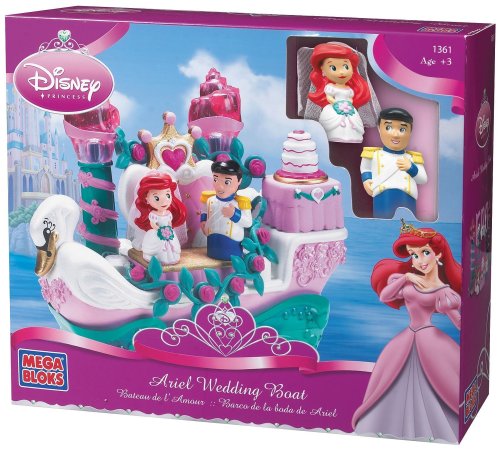 MEGA BLOKS Disney Boats - Ariel Wedding Boat