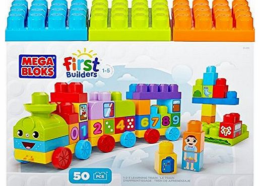 Mega Bloks First Builders 123 Learning Train