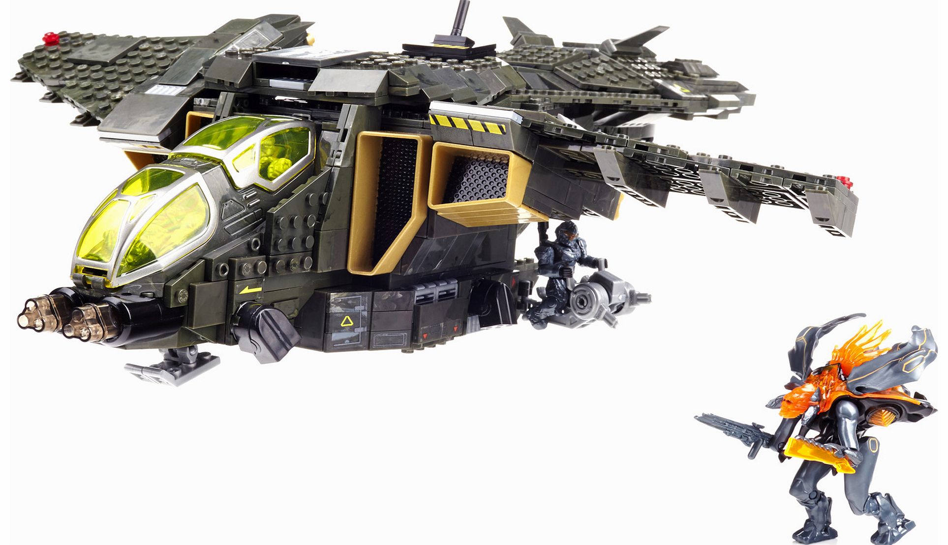 Halo UNSC Pelican Gunship (Lights and