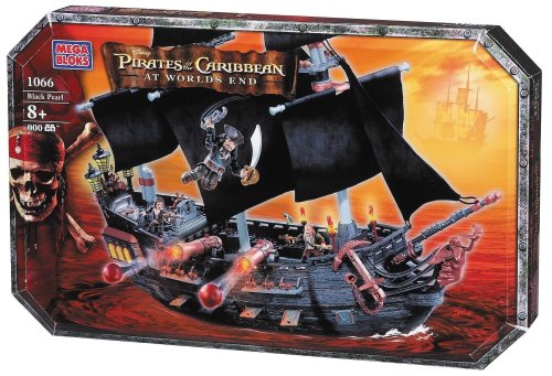 Mega Bloks Pirates of the Caribbean 3 - Black Pearl Ship (1066)