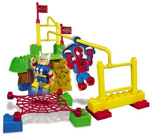 Mega Bloks Spiderman & Friends Booster Playset - Super Hero Training Camp 1904