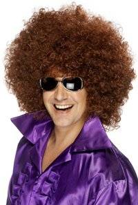 mega Huge Afro Wig - Brown