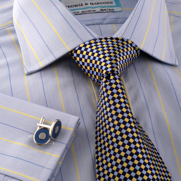 Melbourne Blue & Yellow Stripe Shirt