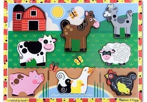 Melissa & Doug Farm Chunky Puzzle