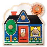 Melissa & Doug Melissa and Doug First Shapes Large Peg Puzzle