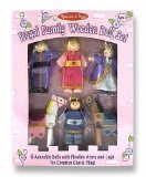 Melissa & Doug Melissa and Doug Royal Family Wooden Doll Set