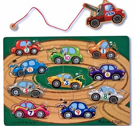 Tow Truck Magnetic Puzzle Game