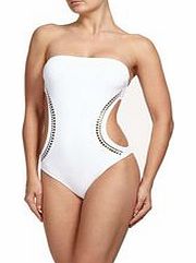 Melissa Odabash Hawaii white cut-out swimsuit