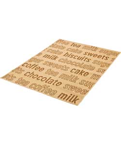 Melrose Chocolate Flatweave Rug - 120 x 160cm