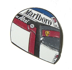 Memorabilia Alesi Enamel Helmet