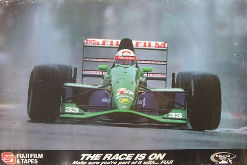 Fuji Film Jordan 191 Signed By Zanardi-De Cesaris Poster