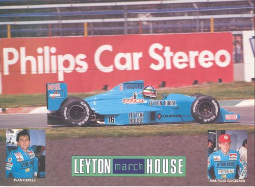 Memorabilia Posters Leyton House March Promo Poster Side Profile