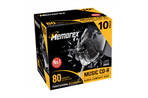 Music CD-R 80Min - 10 pack in jewel case