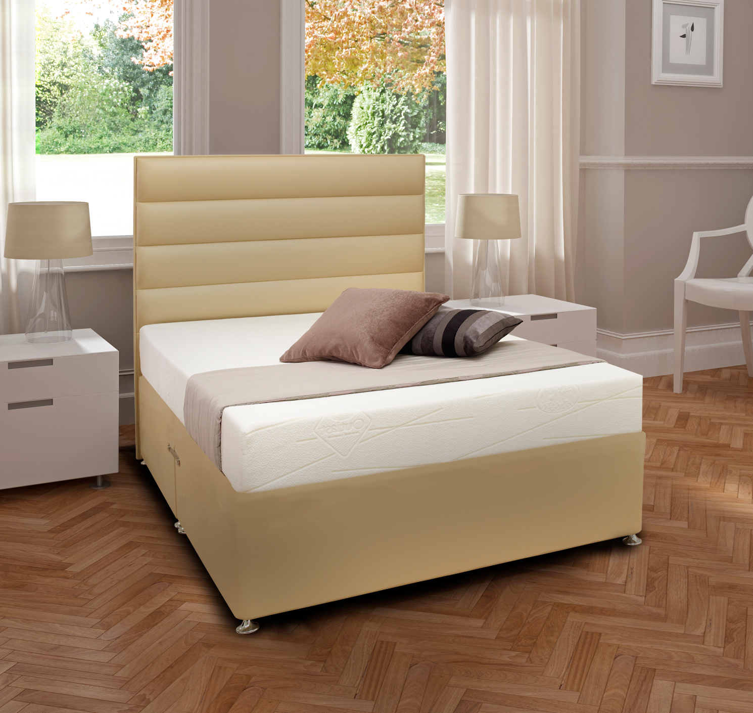 Deluxe Faux Leather King Size Divan