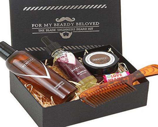 Men Rock Beard Care and Moustache Care Gift Set