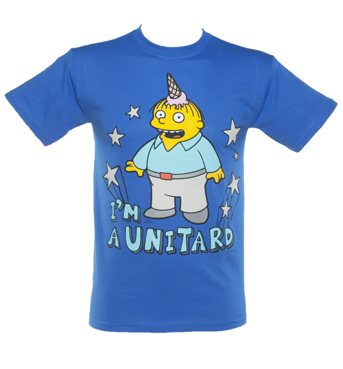 Blue Simpsons Ralph Im A Unitard