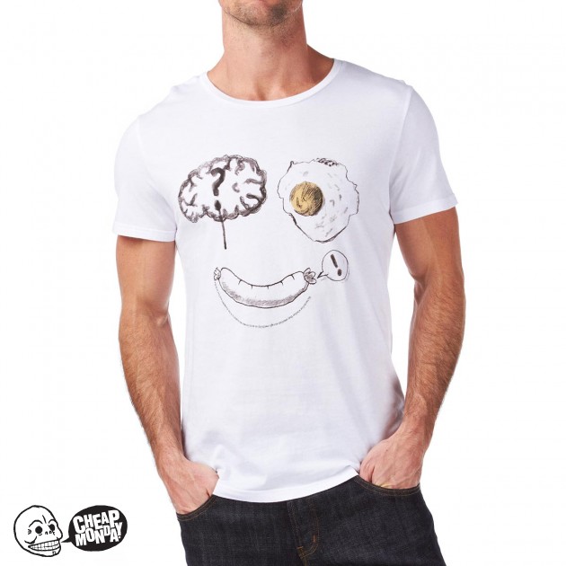 Cheap Monday Happy Sausage T-Shirt - White