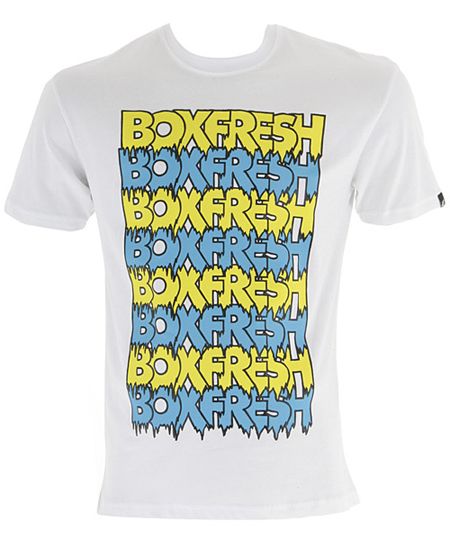 Boxfresh Lachlan Mens White Mens T-Shirt