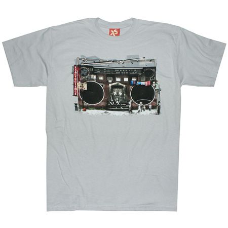 Exact Science Hood Music Ice Grey T-Shirt