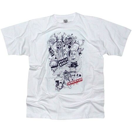 Funkrush Doodleking White T-Shirt