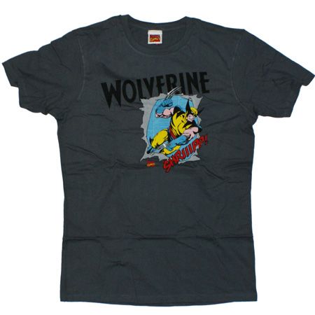 X-Men Wolverine Shriiipp Charcoal T-Shirt