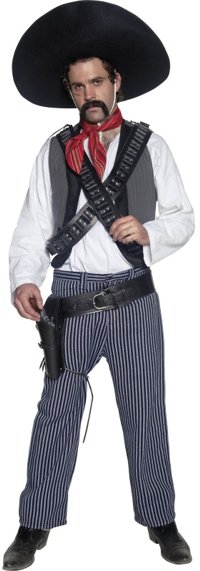 Mens Costume: Mexican Bandit