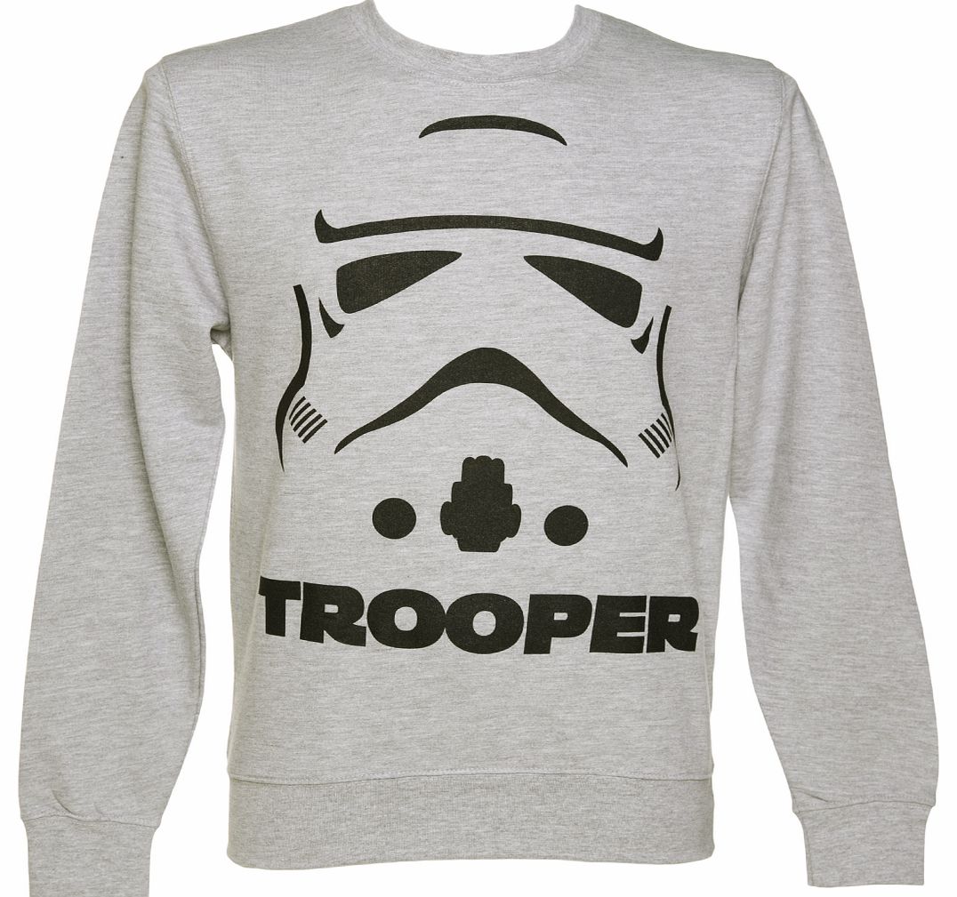 Grey Marl Stormtrooper Face Star Wars