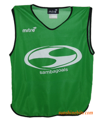 Mesh Training Bibs-Green 10 Mitre Mens Mesh