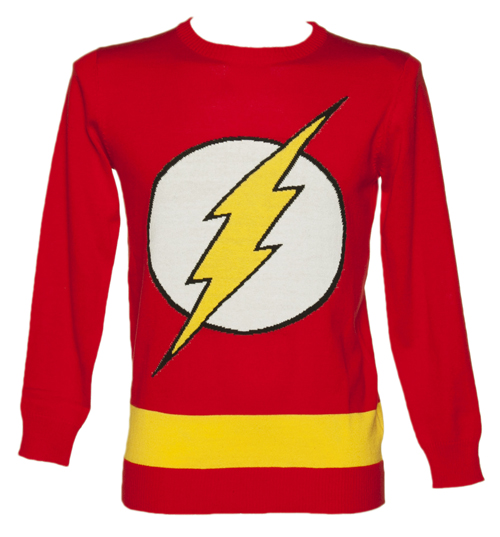 Red Lightweight DC Comics Flash Jumper