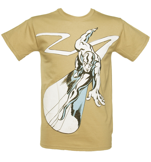 Sand Silver Surfer In Flight T-Shirt