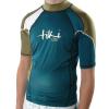 mens Tiki Rashvest. Green