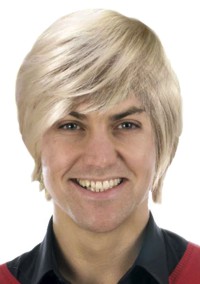 mens Wig - Boy Band (Blond)