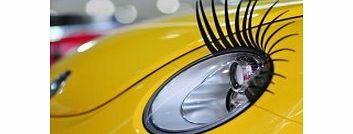 Merc CAR EYELASH - EYELASHES 1 PAIR - FITS MOST CARS - FREE UK POSTAGE - NOT FOR MOTORWAY USE