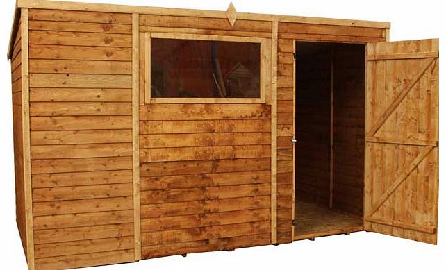 Mercia Garden Overlap Pent Shed 10 x 6ft