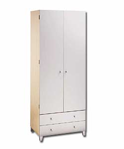 Mercury 2 Drawer Double Wardrobe