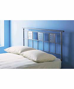 Mercury 4ft 6in Silver Headboard