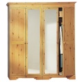 MEREDEW 4-door mirrored wardrobe