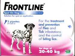 Merial Frontline Spot-on for Dogs:3x2.68ml