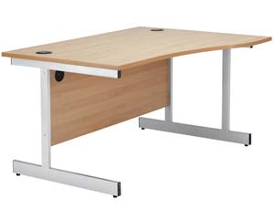 Meridian wave C leg desks