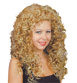 Mermaid wig, brown/blonde